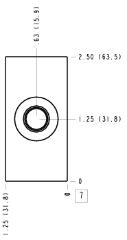 ECT – Ninety degree – ECT_7B ECT Sun Hydraulics Ninety degree Line mount manifold drawing