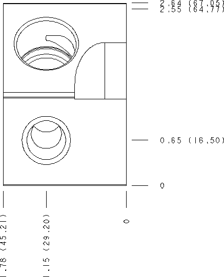 EJB – Inline – EJB_5B EJB Sun Hydraulics Inline Line mount manifold drawing