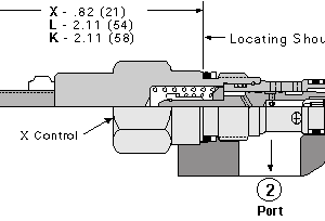FCBB-XAN Sun Hydraulics Flow Control Valve – installation dimensions drawing, cavity T-162A
