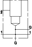 FEJ – Through port with gauge port – symlm2_q FEJ Sun Hydraulics Through port with gauge port Line mount manifold drawing