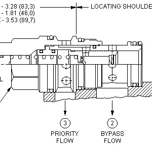 FREA-XAN Sun Hydraulics Flow Control Valve – installation dimensions drawing, cavity T-17A