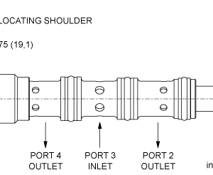 FSCA-XAN Sun Hydraulics Flow divider-combiner Valve – installation dimensions drawing, cavity T-31A