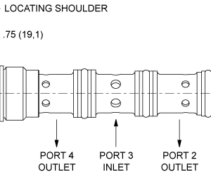 FSCD-XAN Sun Hydraulics Flow Divider Valve – installation dimensions drawing, cavity T-31A