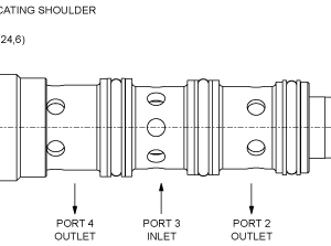 FSEA-XAN Sun Hydraulics Flow divider-combiner Valve – installation dimensions drawing, cavity T-33A