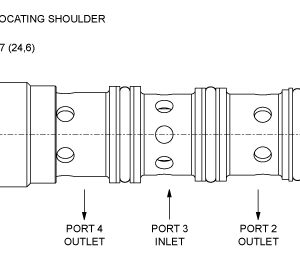 FSED-XAN Sun Hydraulics Flow Divider Valve – installation dimensions drawing, cavity T-33A