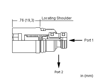 FXAG-XAN Sun Hydraulics Flow Control Valve – installation dimensions drawing, cavity T-8A