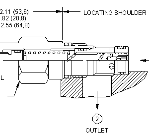FXBA-XAN Sun Hydraulics Flow Control Valve – installation dimensions drawing, cavity T-162A