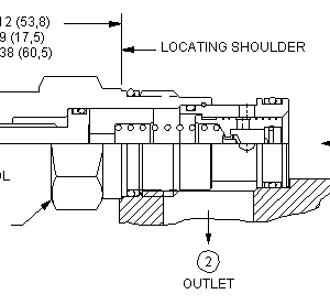 FXDA-XAN Sun Hydraulics Flow Control Valve – installation dimensions drawing, cavity T-5A