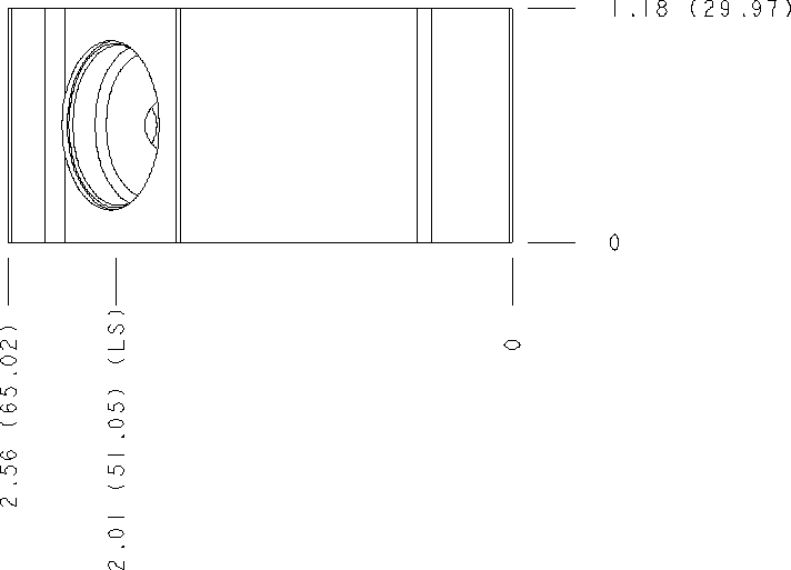 GCB Sun Hydraulics Inline Line mount manifold drawing