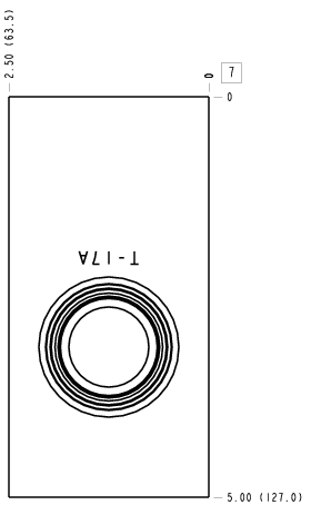 H2M – Ninety degree with reverse flow check - reducing – H2M_7B H2M Sun Hydraulics Ninety degree with reverse flow check - reducing Line mount manifold drawing