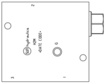 H2M – Ninety degree with reverse flow check - reducing – H2M_8 H2M Sun Hydraulics Ninety degree with reverse flow check - reducing Line mount manifold drawing