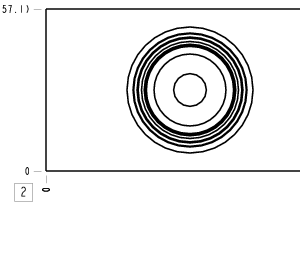 HCL Sun Hydraulics Ninety degree Line mount manifold drawing