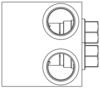 IMY – Cross port with make up checks – IMY_6 IMY Sun Hydraulics Cross port with make up checks Line mount manifold drawing