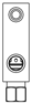 J2B – Ninety degree with reverse flow check - reducing – J2B_5 J2B Sun Hydraulics Ninety degree with reverse flow check - reducing Line mount manifold drawing