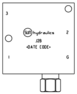 J2B – Ninety degree with reverse flow check - reducing – J2B_6 J2B Sun Hydraulics Ninety degree with reverse flow check - reducing Line mount manifold drawing