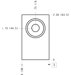 JND Sun Hydraulics Ninety degree Line mount manifold drawing