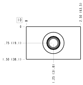 JSI – Ninety degree – JSI_10B JSI Sun Hydraulics Ninety degree Line mount manifold drawing