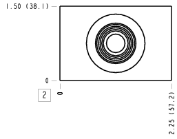 JUT – Ninety degree – JUT_2B JUT Sun Hydraulics Ninety degree Line mount manifold drawing