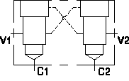 JYA – Cross pilot – symlm3_Z JYA Sun Hydraulics Cross pilot Line mount manifold drawing