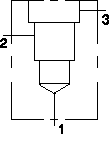 KCX – Ninety degree – symlm3_B KCX Sun Hydraulics Ninety degree Line mount manifold drawing