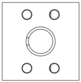 KFR – Ninety degree with gauge port – KFR_10 KFR Sun Hydraulics Ninety degree with gauge port Line mount manifold drawing