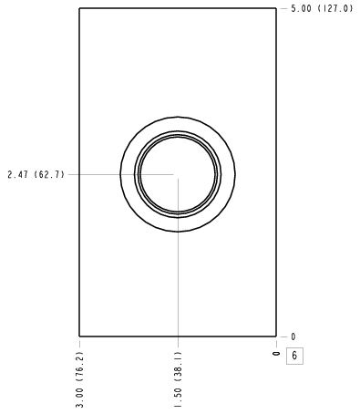 KFX Sun Hydraulics Ninety degree with gauge port Line mount manifold drawing