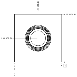 KKR Sun Hydraulics Ninety degree with gauge port Line mount manifold drawing