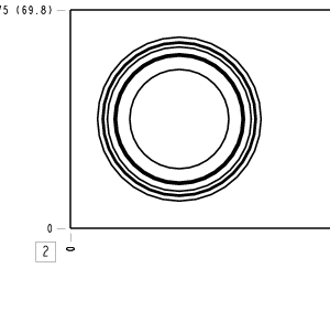 LAF Sun Hydraulics Ninety degree with gauge port Line mount manifold drawing
