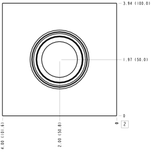 LB5 Sun Hydraulics Ninety degree with gauge port Line mount manifold drawing