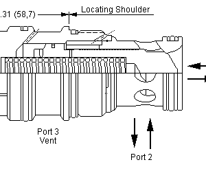 LOKB-XDN Sun Hydraulics Logic Element Valve – installation dimensions drawing, cavity T-19AU