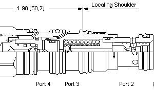 LPDS-XHN Sun Hydraulics Flow Control Valve – installation dimensions drawing, cavity T-21A
