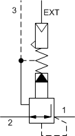 PPJC – Air-controlled, pilot-operated, pressure reducing/relieving valve – PP_C PPJC-BBN Sun Hydraulics Reducing/Relieving Valve – hydraulic schematic symbol