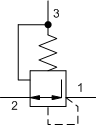 PRDC – Direct-acting, pressure reducing/relieving valve with open transition – PR_B-C PRDC-LAN Sun Hydraulics Reducing/Relieving Valve – hydraulic schematic symbol