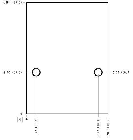 QA5 – Ninety degree with gauge port – QA5_6B QA5 Sun Hydraulics Ninety degree with gauge port Line mount manifold drawing