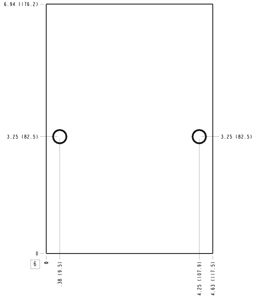 QA8 – Ninety degree with gauge port – QA8_6B QA8 Sun Hydraulics Ninety degree with gauge port Line mount manifold drawing