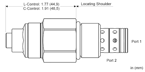 RBUY-LAN Sun Hydraulics Relief Valve – installation dimensions drawing, cavity SC-10-02