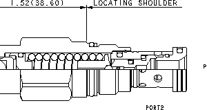 RDDA3-AN Sun Hydraulics Relief Valve – installation dimensions drawing, cavity T-10A