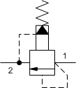 RPIC – Pilot-operated, balanced piston relief valve – RP_C-C RPIC-LAN Sun Hydraulics Relief Valve – hydraulic schematic symbol