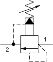 RPIC – Pilot-operated, balanced piston relief valve – RP_C RPIC-LAN Sun Hydraulics Relief Valve – hydraulic schematic symbol