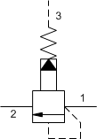 RSJS – Pilot-operated, balanced poppet sequence valve – RS_S-C RSJS-LAN Sun Hydraulics Sequence Valve – hydraulic schematic symbol