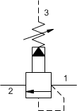 RSJS – Pilot-operated, balanced poppet sequence valve – RS_S RSJS-LAN Sun Hydraulics Sequence Valve – hydraulic schematic symbol