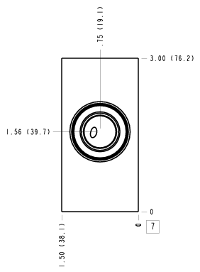 VHF – Cross pilot – VHF_7B VHF Sun Hydraulics Cross pilot Line mount manifold drawing