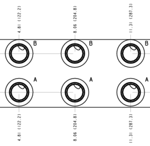 VRR Sun Hydraulics 5 Station, Parallel circuit with relief cavity Bar manifold manifold drawing