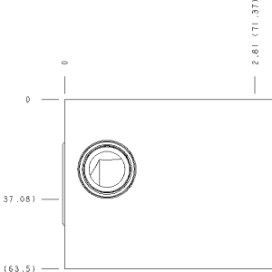 VZB Sun Hydraulics Eaton/Char-Lynn 4000/6000: Cross port Motor mount manifold drawing