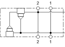 VZQ Sun Hydraulics Staffa B010: Cross port Motor mount manifold drawing