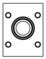 W8E – Ninety degree, panel mount – W8E_5 W8E Sun Hydraulics Ninety degree, panel mount Line mount manifold drawing