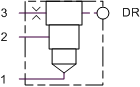 WBT Sun Hydraulics All gasket ports, orifice in port 3 Gasket mount manifold drawing