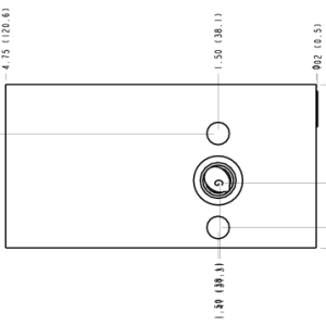 WDA Sun Hydraulics Direct mount, cross pilot Gasket mount manifold drawing
