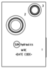 WRC – Direct mount, through port 2 – WRC_6 WRC Sun Hydraulics Direct mount, through port 2 Line mount manifold drawing