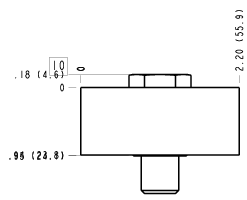 X4A – Through port 3 – X4A_10B X4A Sun Hydraulics Through port 3 Line mount manifold drawing